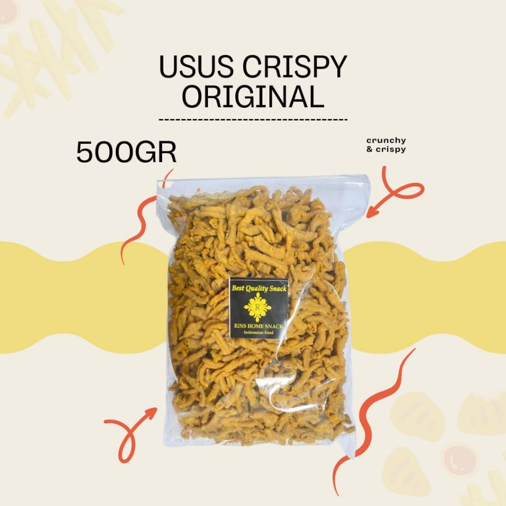 

Keripik Usus Ayam Gurih | Kripik Usus Murah| Kripik Usus Grosir Kemasan 500Gr Berkualitas