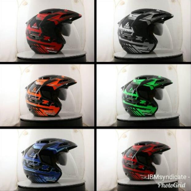 Helm Asca Premier Motif 2Visor