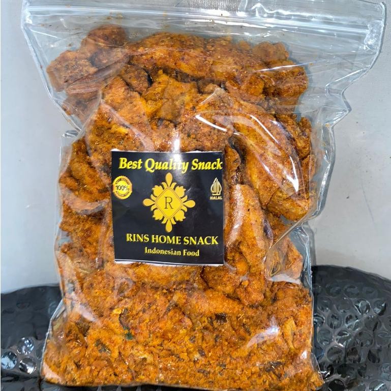 

Kulit Ayam Krispy Pedas Daun Jeruk 500Gr Berkualitas