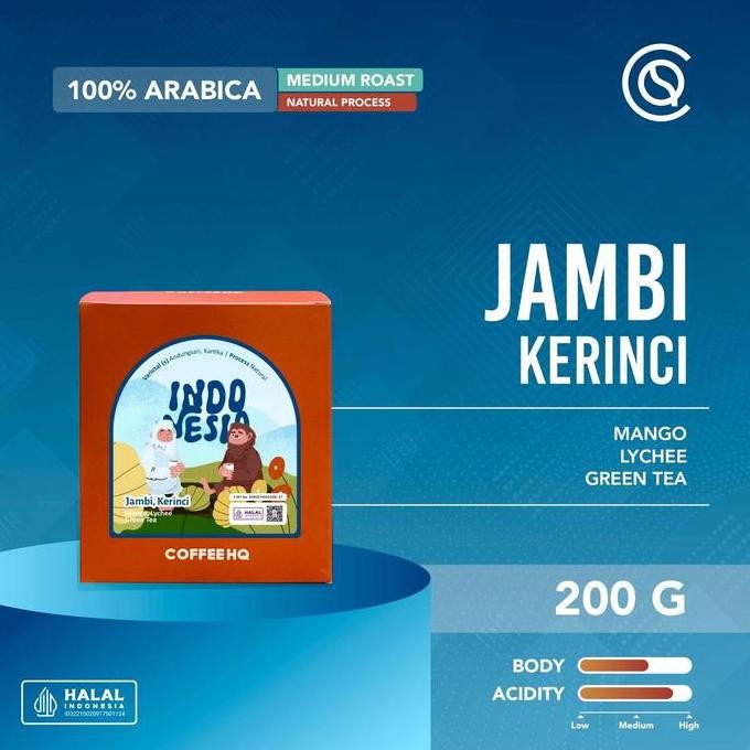 

Biji Kopi Arabika JAMBI Kerinci Natural Arabica Coffee Beans