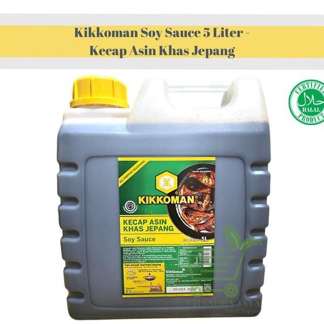 

Kikkoman All Puose Soy Sauce 5 Liter Kecap Asin Khas Jepang