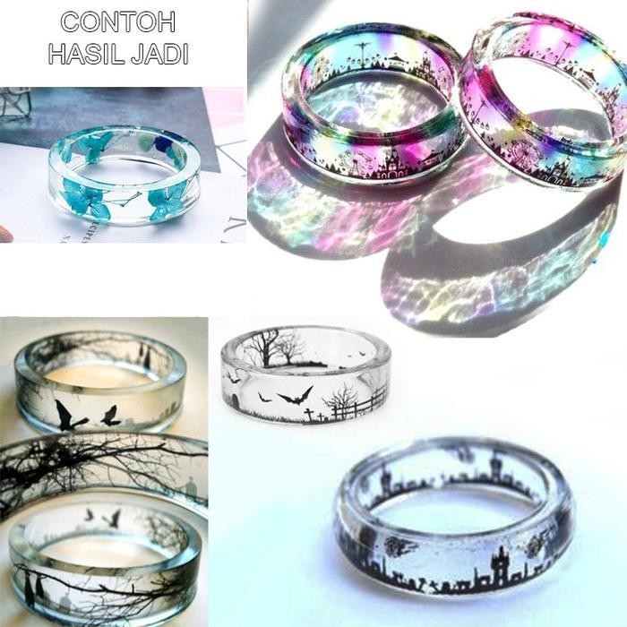 

Set Cetakan Resin Cincin Bentuk Datar Silicone Mold Resin Charm Aksesoris Mld258