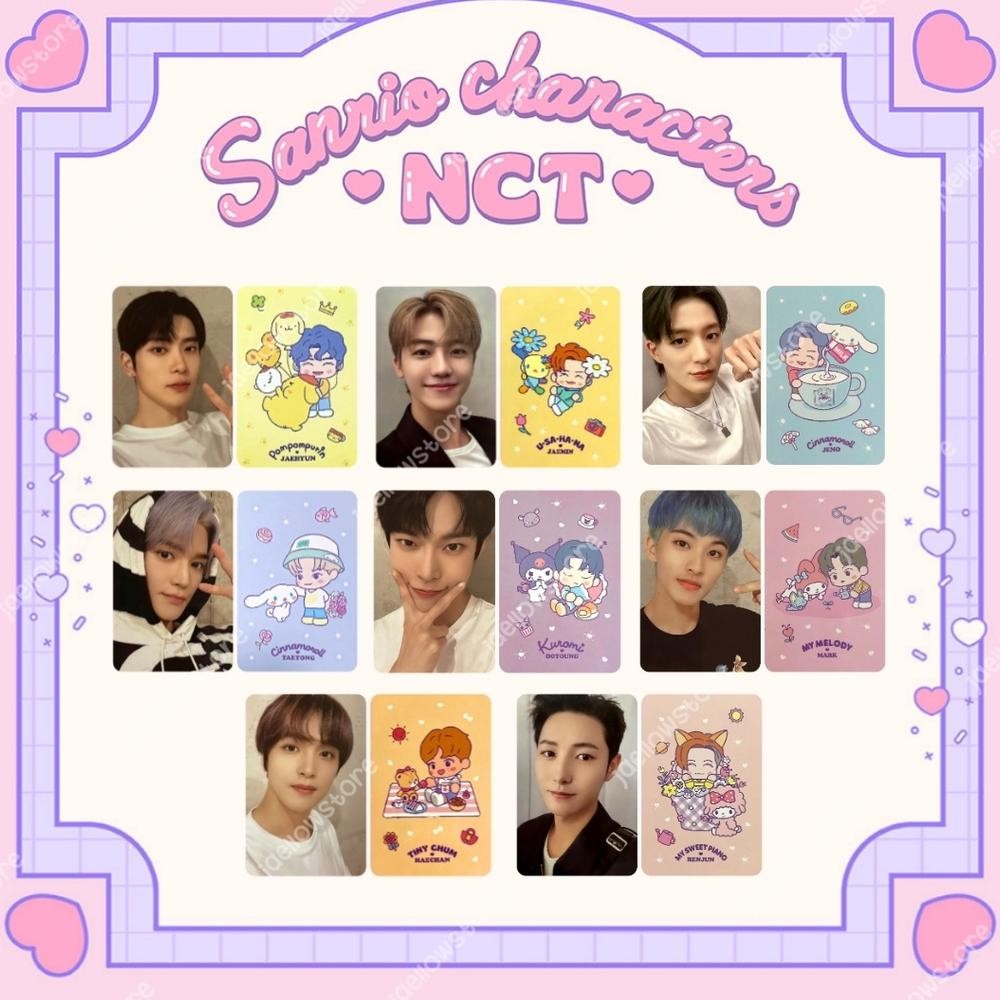 Gv23 Fx-2 Nct X Sanrio Photocard Pc Jaemin Jeno Jaehyun Doyoung Taeyong Mark Renjun Haechan Jisung J