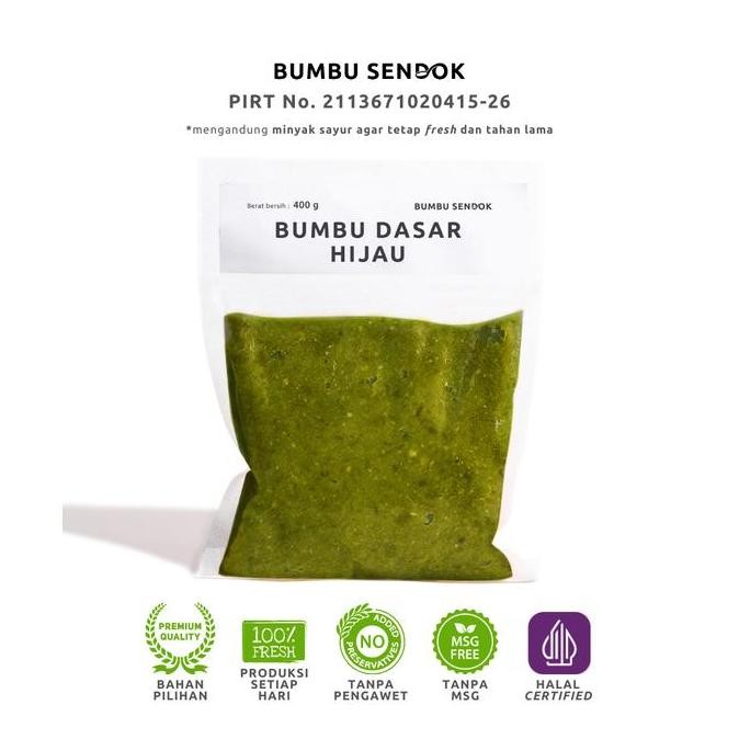 

BUMBU SENDOK Refill Bumbu Dasar Hijau