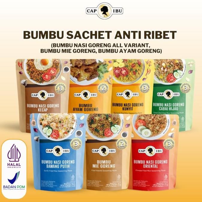 

CAP IBU Paket Bumbu Nasi Goreng Sachet Pouch dan Bumbu Mie Goreng Pouch