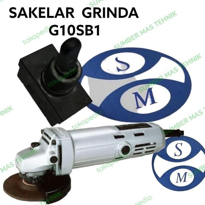 Murah (1) SAKELAR GRINDA G10SB1 HITACHI SWITCH KW GURINDA HITACHI G10SB1 sumbermte Berkualitas