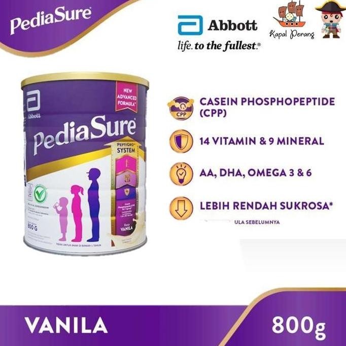 

Original Pediasure Triplesure Vanila 800gr - Nutrisi Tumbuh Kembang Anak 1 Tahun+