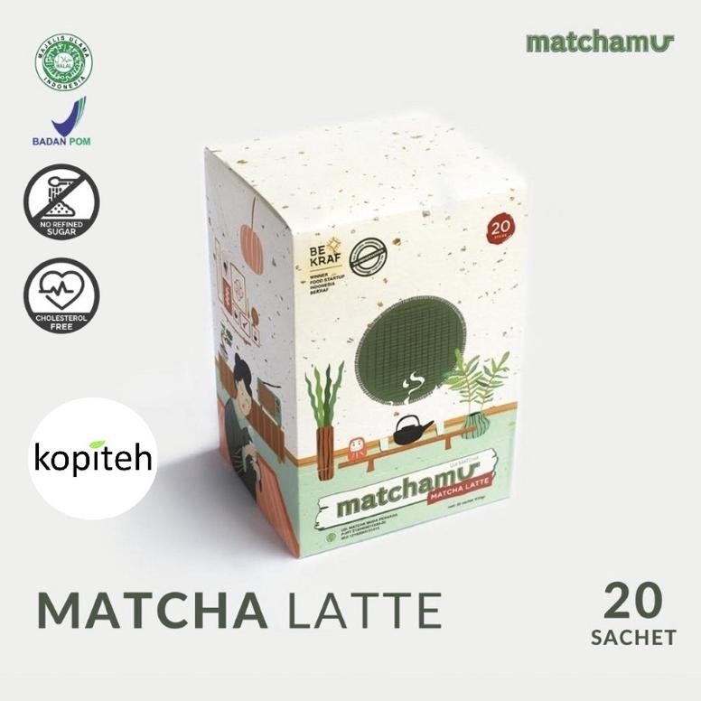 

SALE! MATCHA LATTE BOX OF 20 - MATCHAMU