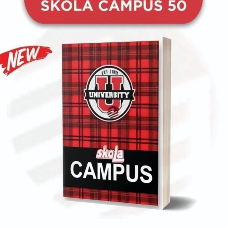 

Siap Kirim Buku Tulis Campus Skola 50 Lembar by SIDU - 1 Pak Isi 10 Buku