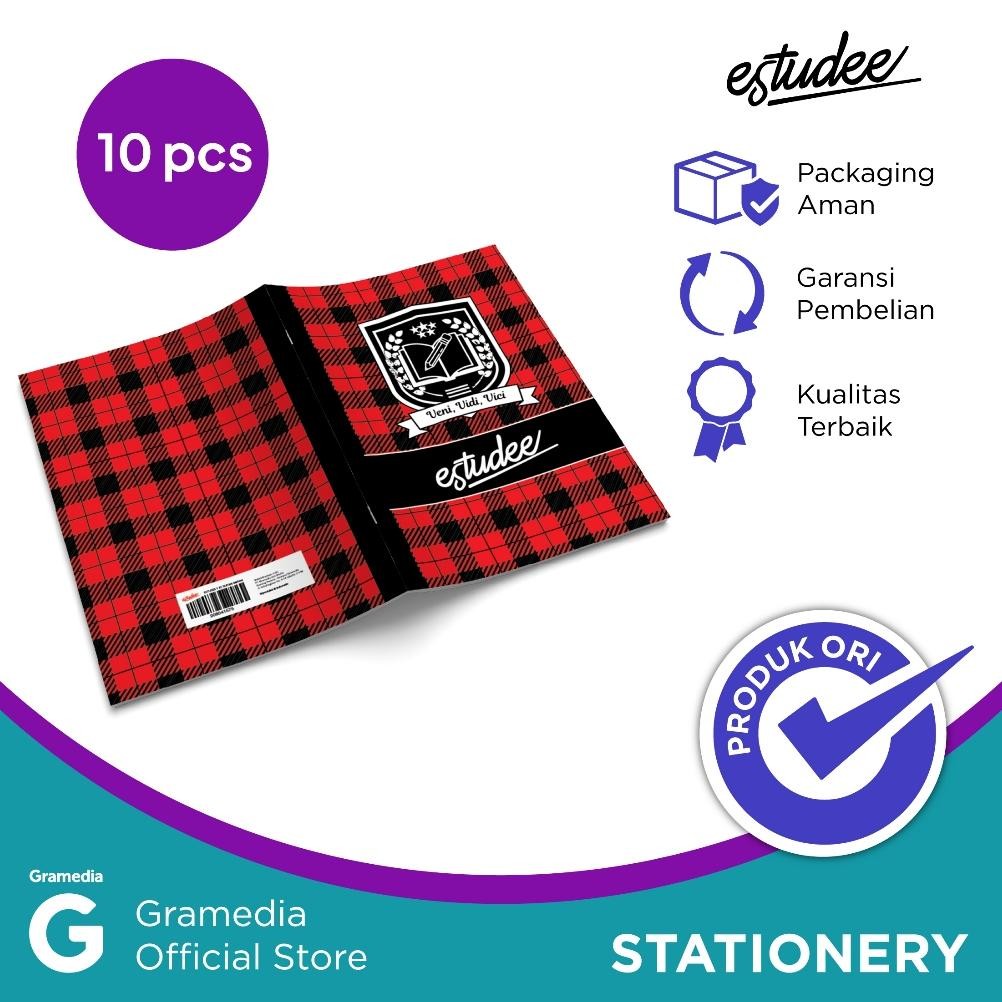 

Siap Kirim Buku Tulis Estudee B5 Tartan Merah Isi 10 Buku Cover Motif Eksklusif