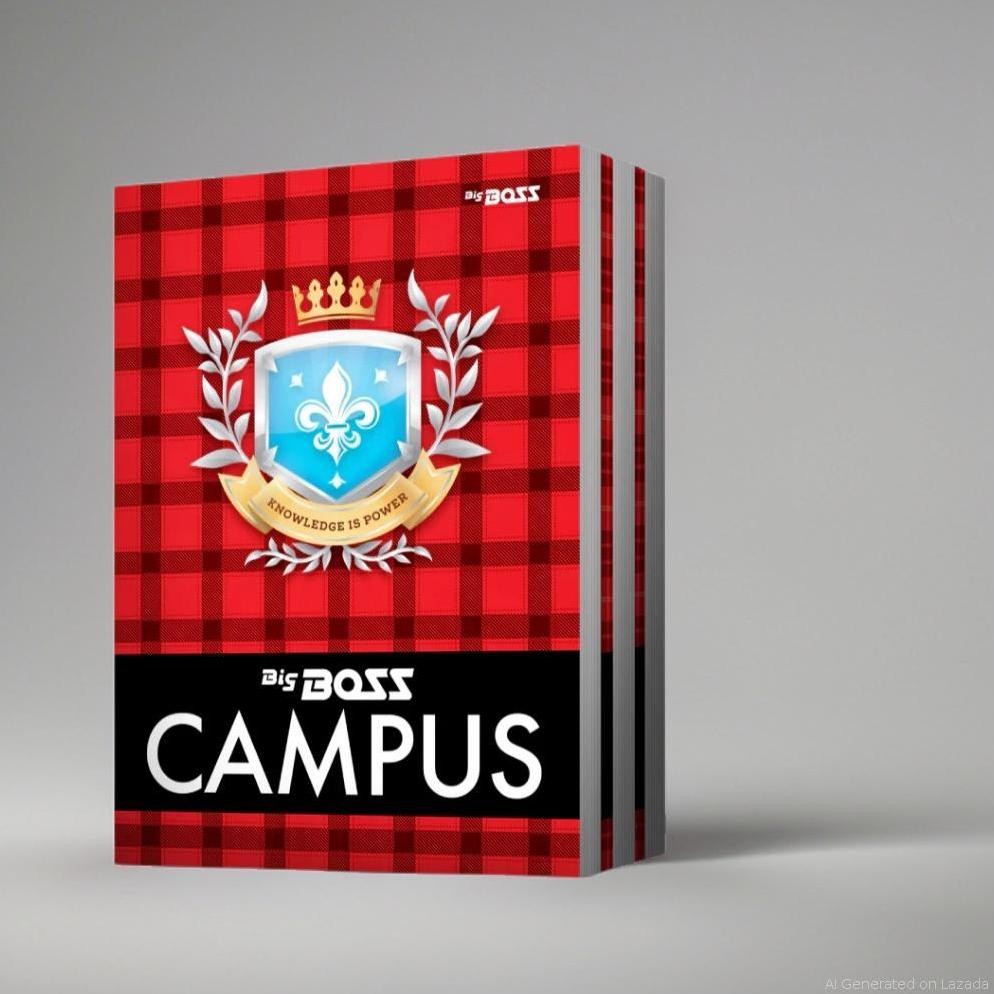 

Siap Kirim Buku Tulis BigBoss Campus 50 Lembar - 1 Pack Isi 10 Buku Sekolah