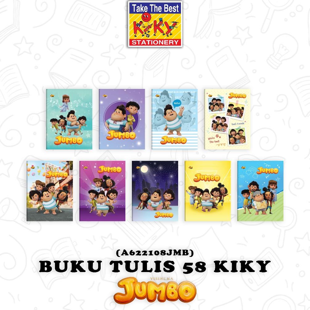 

Siap Kirim Buku Tulis Kiky Jumbo Edisi Spesial 58 Lembar 1 Pak Isi 10 Buku