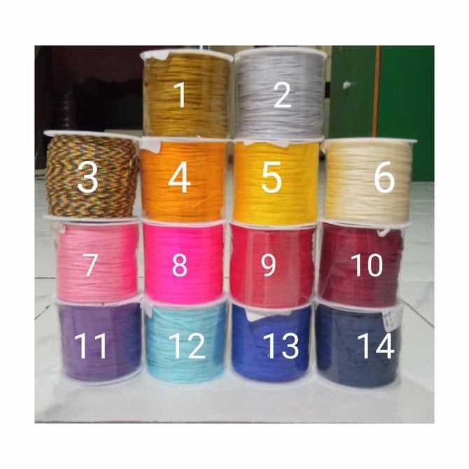 Tali Prusik Macrame Micro Cord Nylon 1Mm. 1 Roll 50Meter