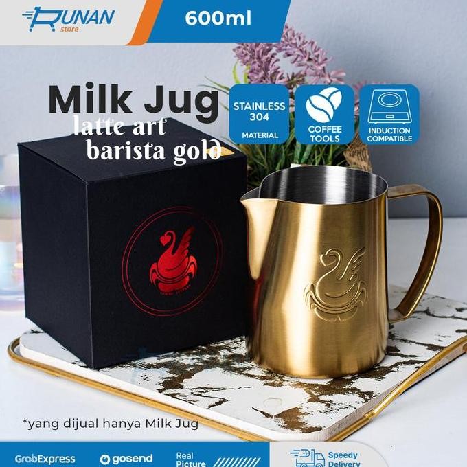 Milk Jug Sharp Spout 600Ml Not Jibbi Jug - Milk Jug Latte Art Barista