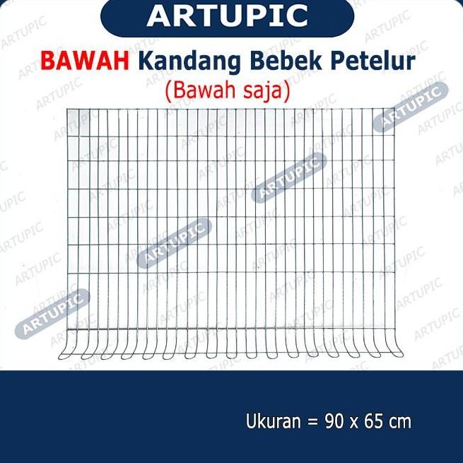 Bawah Lantai Alas Kandang Bebek Kawat Galvanise Hanya Lantai Saja