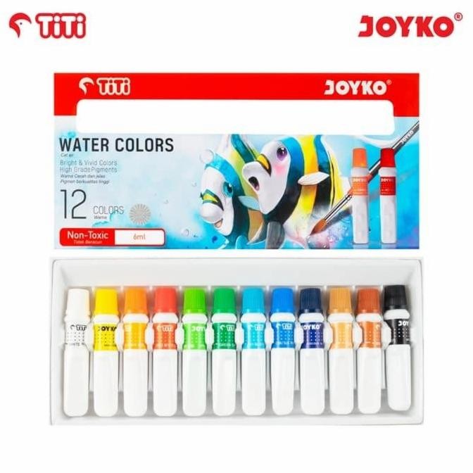 

Water Color Cat Air Joyko Titi Wac-6Ml-12 Warna Colors