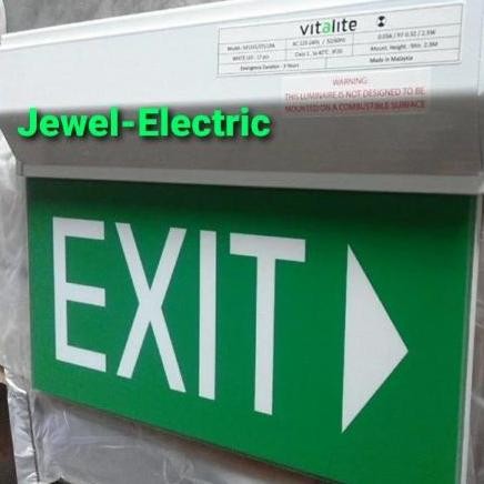 Lm Lampu Exit Emergency/Exit Lamp /Emergency Exit Lamp Led Vitalite