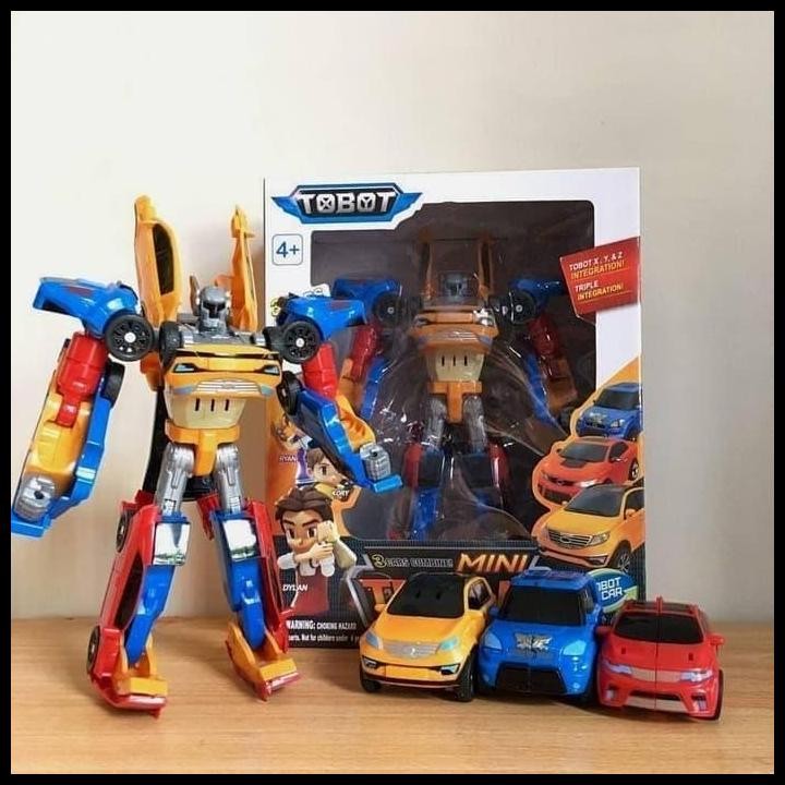 Mainan Tobot Tritan 3 In 1 - Robot Tobot Mini Tritan