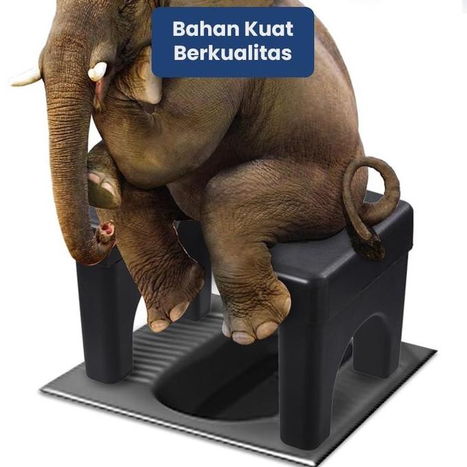 Dudukan Kursi Toilet Jongkok Portable Bangku Toilet Kursi Jongkok Bahan Plastik Anti Slip Hsb682