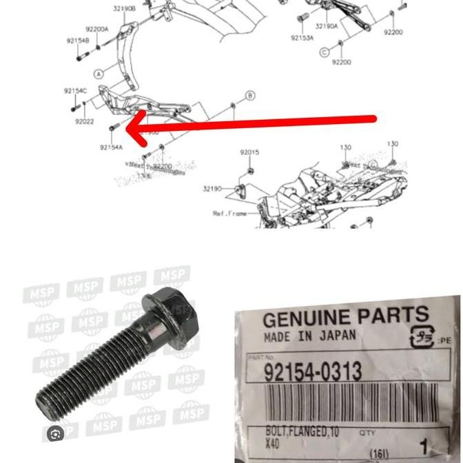 BAUT/BAUD MONTING ENGINE GUARD Z800 ORIGINAL