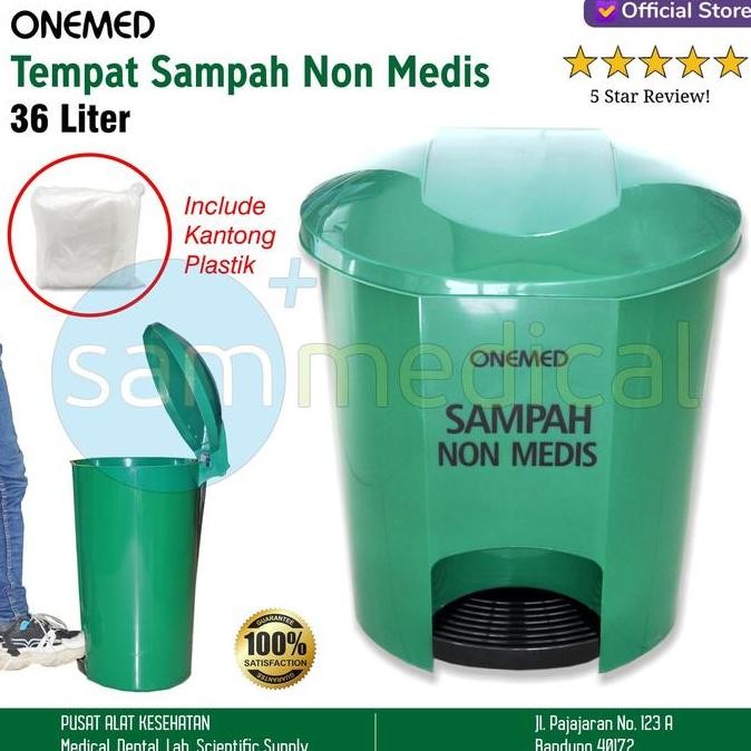 Onemed Tempat Sampah Non Medis 36Liter