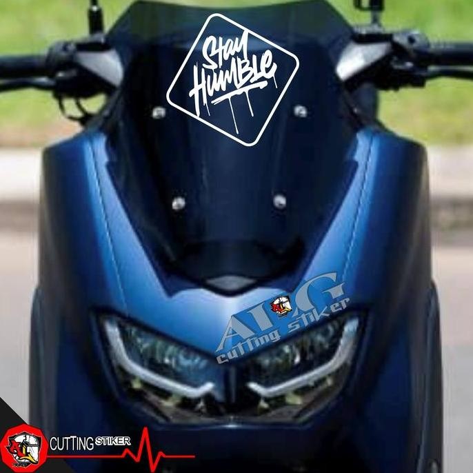 Baru STICKER CUTTING/SC.194/STIKER STAY HUMBLE/STIKER LOGO/STIKER KATA-KATA SIMPEL/STIKER PCX/STIKER
