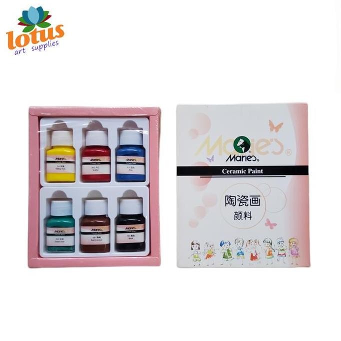 

Maries Ceramic Paint/Cat Keramik Set 6