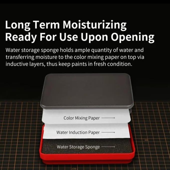 

Palette With System Moisturizing For Water Based Paints Dspiae Varian