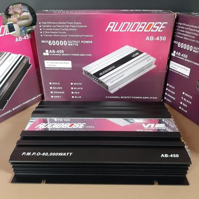 Power Audiobose Ab-450 Power Audio Bose Ab-450 Power Aidiobose Ab 450