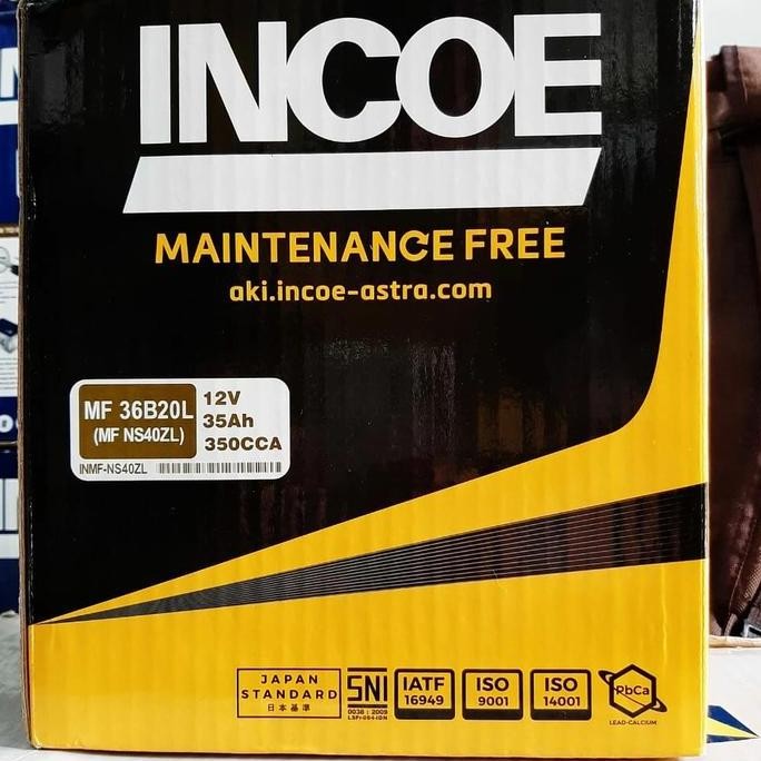 Aki Accu Mobil Agya, Ayla, Calya, Sigra Ns40Zl Incoe Mf Aki Kering