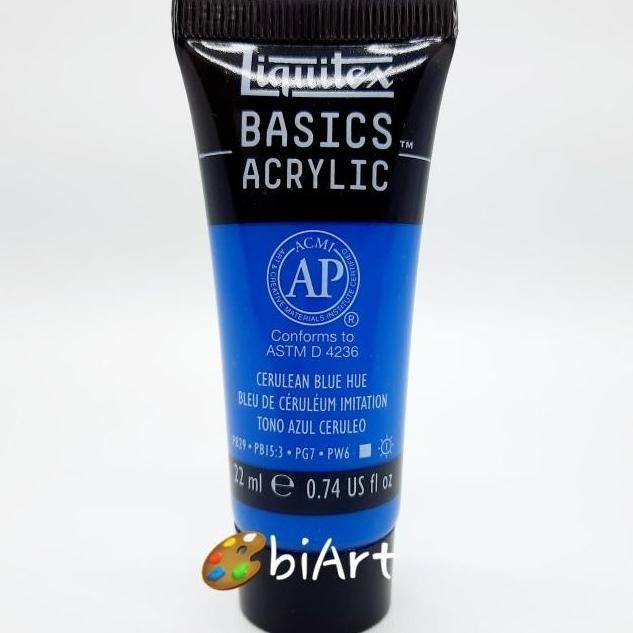

Cat Akrilik Liquitex Basics Acrylic 22 Ml Cerulean Blue Hue