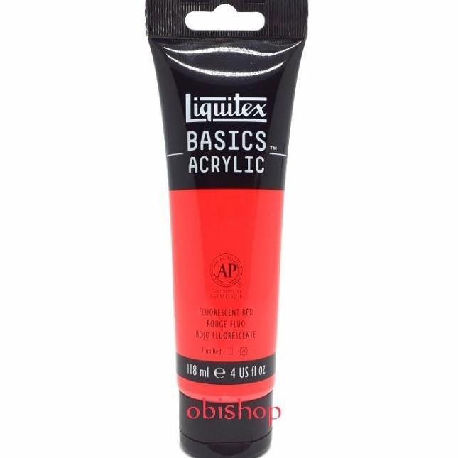 

Cat Akrilik Liquitex Basics Acrylic 118 Ml Fluorescent Red