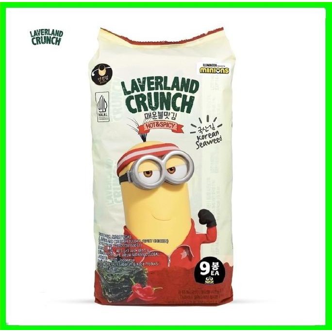

JB LAVERLAND Crispy Seaweed Snack HOT & SPICY BULDAK None