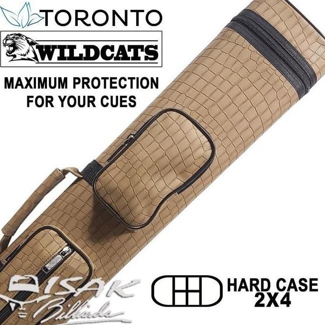 Toronto Wildcats 2X4 Lite Cue Case 442C - Tas Stick Billiard Biliar