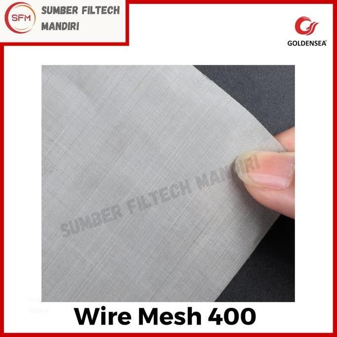 Goldensea Wire Mesh Saringan Ss316 #400 Stainless Steel