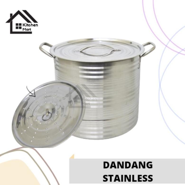 Panci Stainless Steamer Kukus Langseng Stainless Steel Nugi