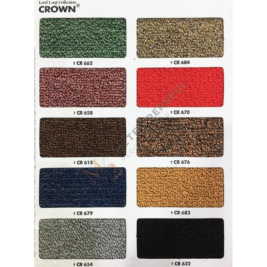 Karpet Lantai Meteran Crown