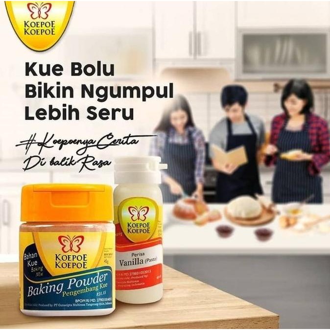 

Koepoe Koepoe Baking Powder 1 Kg Pengembang Kue Bahan Bubuk Halal