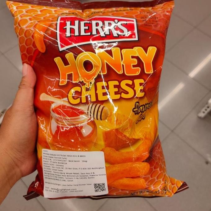 

JB herrs honey cheese curls 184gr None