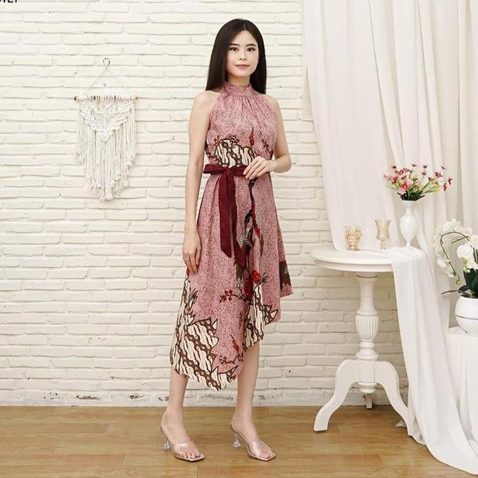 DILI DRESS WANITA BATIK COUPLE MODERN DRESS BATIK MODERN GAUN PESTA