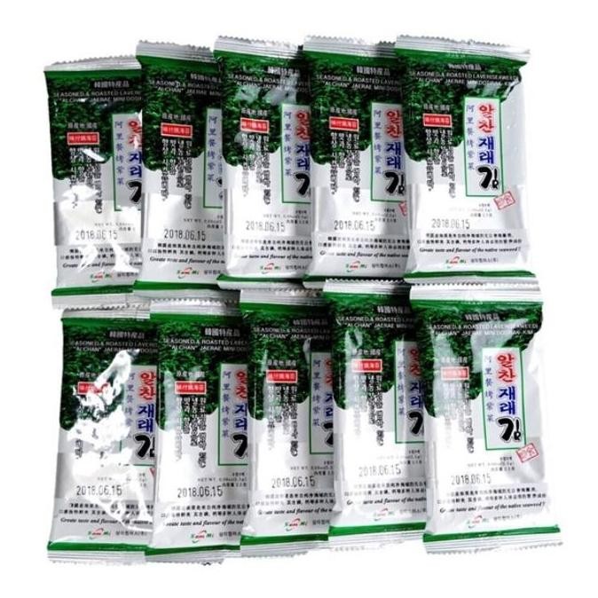 

JB Alchan Seasoned & Roasted Laver /Mini Dosirak Gim 25gr(2,5gr@10pc) None