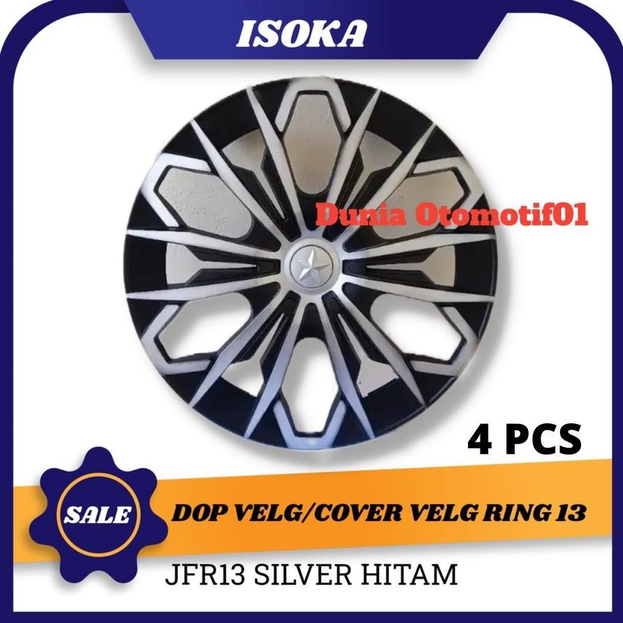 Tutup Velg/Dop Velg/Cover Velg Racing Ring 13 Mobil untuk Semua Mobil Nugi