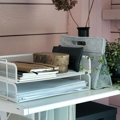 

Rak Tempat Penyimpanan Organizer Kertas File Dokumen Surat 2 Tingkat