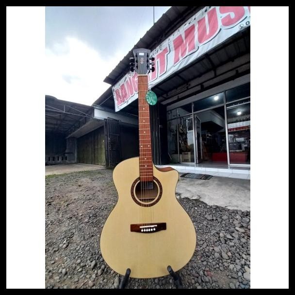 GITAR ORIGINAL GRAZIA MODEL TM 05 N GITAR AKUSTIK ELEKTRIK ORIGINAL