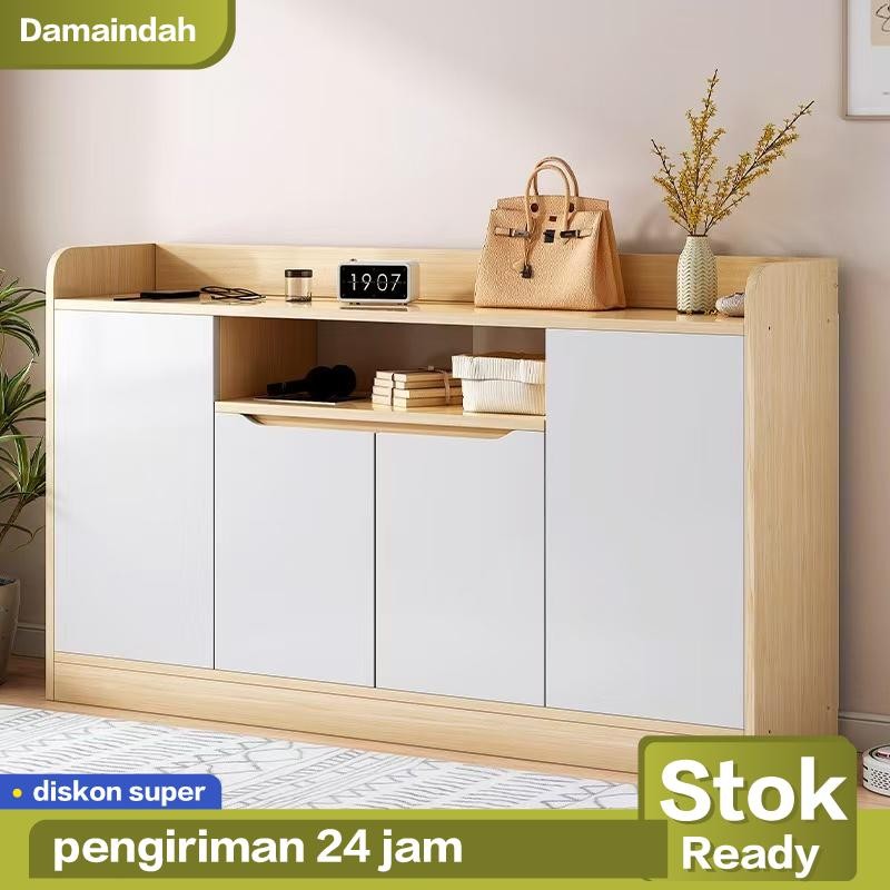 Bufet Lemari Penyimpanan Kayu / Lemari Penyimpanan Sederhana / Lemari Penyimpanan Multifungsi / Lema