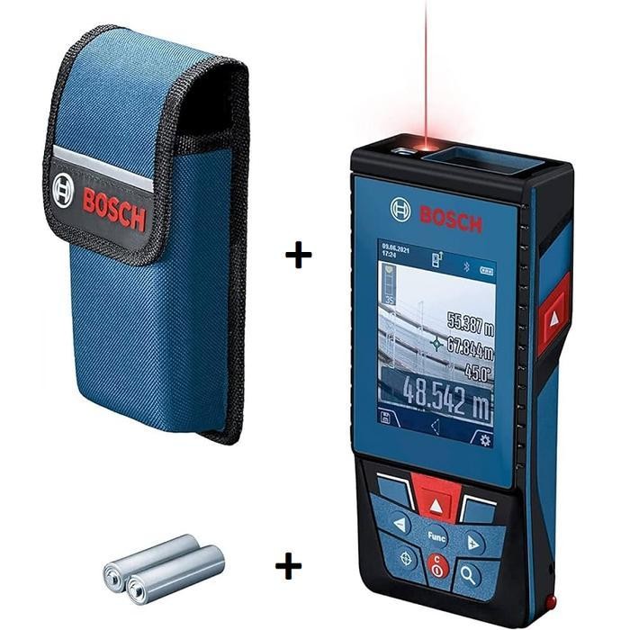 Meteran Laser 100M Ukur Jarak Digital Range Finder Bosch Glm 100 25 C Original Dan Terpercaya