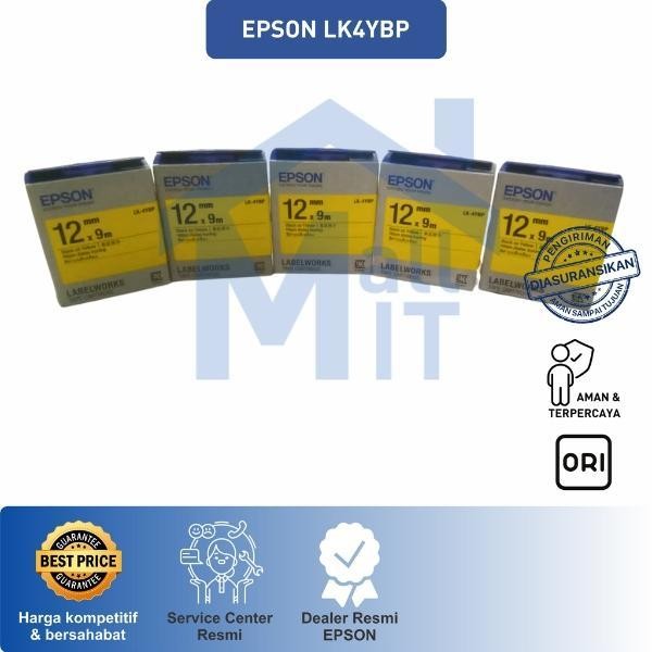 

Epson Label 12Mm Labelworks Tape Catridge Lw300 Lk4 Original Dan Terpercaya