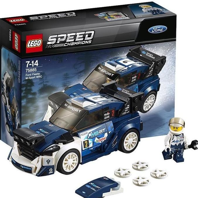LEGO Speed Champions-75885 Ford Fiesta M-Sport WRC Champion Racing Car