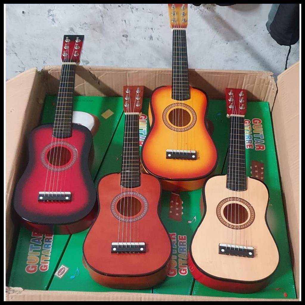 NEW GITAR /GUITAR MINI AKUSTIK SENAR 6 KECIL