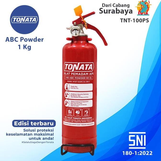 SALE APAR ABC POWDER 1KG TONATA - ALAT PEMADAM API MINI MOBIL RUMAH
